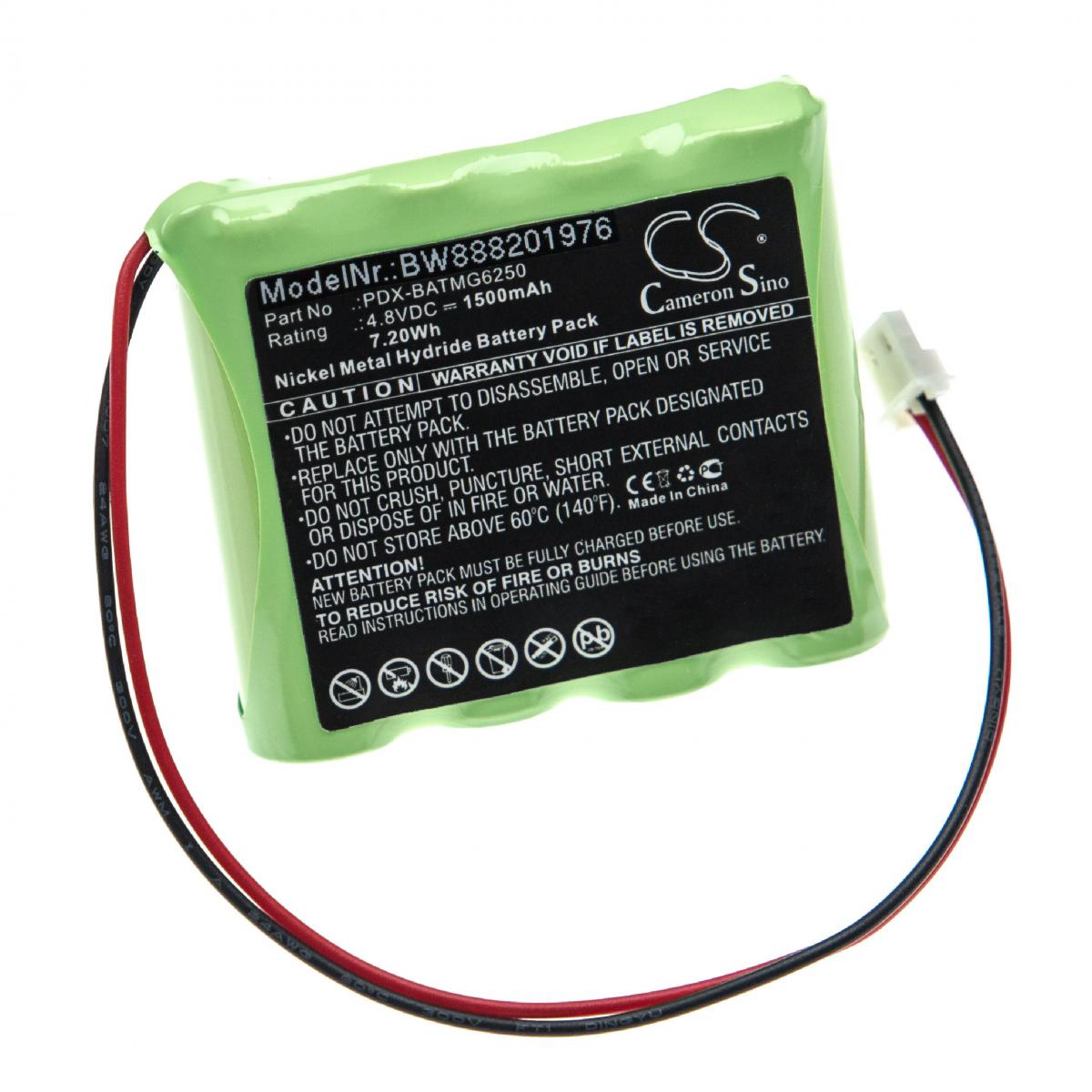 Vhbw - vhbw batterie compatible avec Paradox Magellan 6250 Console, MG6250 alarme maison/contrôle home security (1500mAh, 4,8V, NiMH) - Autre appareil de mesure