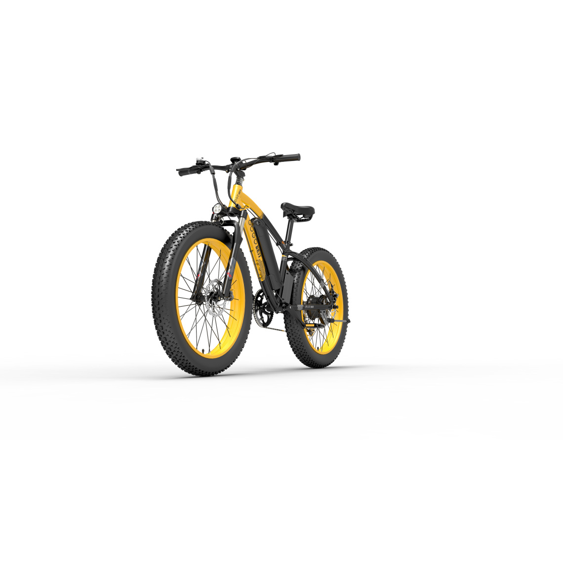 GoGoBest - Vélo électrique GOGOBEST GF600, 1000W, 40 KM/H, Noir jaune - Vélo électrique