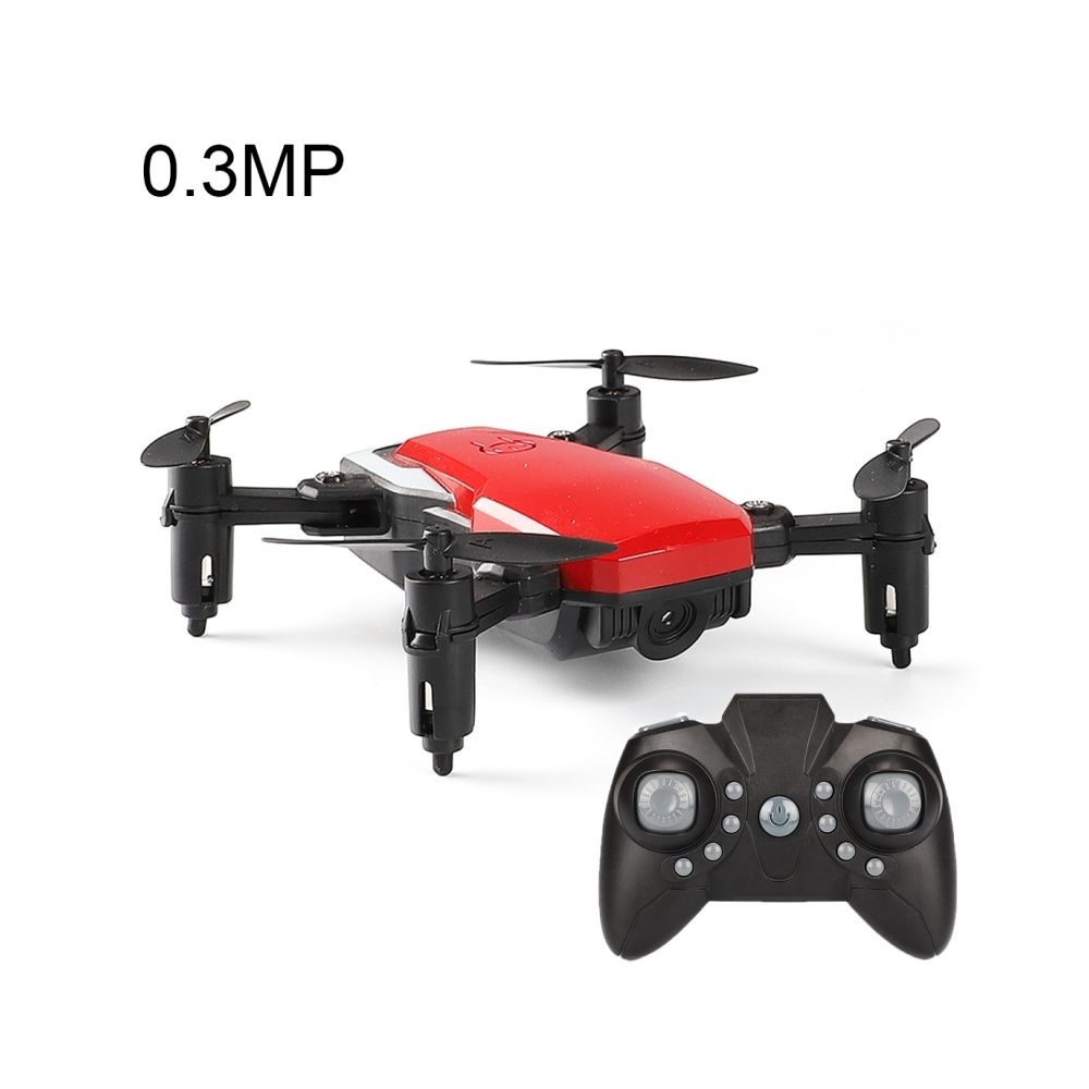 Wewoo - LF606 Wifi FPV MinRC pliable avec quadricoptère avec caméra 0.3MP et télécommande, une batterie, prise en charge d'une touche au décollage / atterrissage, retour d'une clé, mode sans tête, mode de maintien de l'altitude (Rouge) - Drone connecté