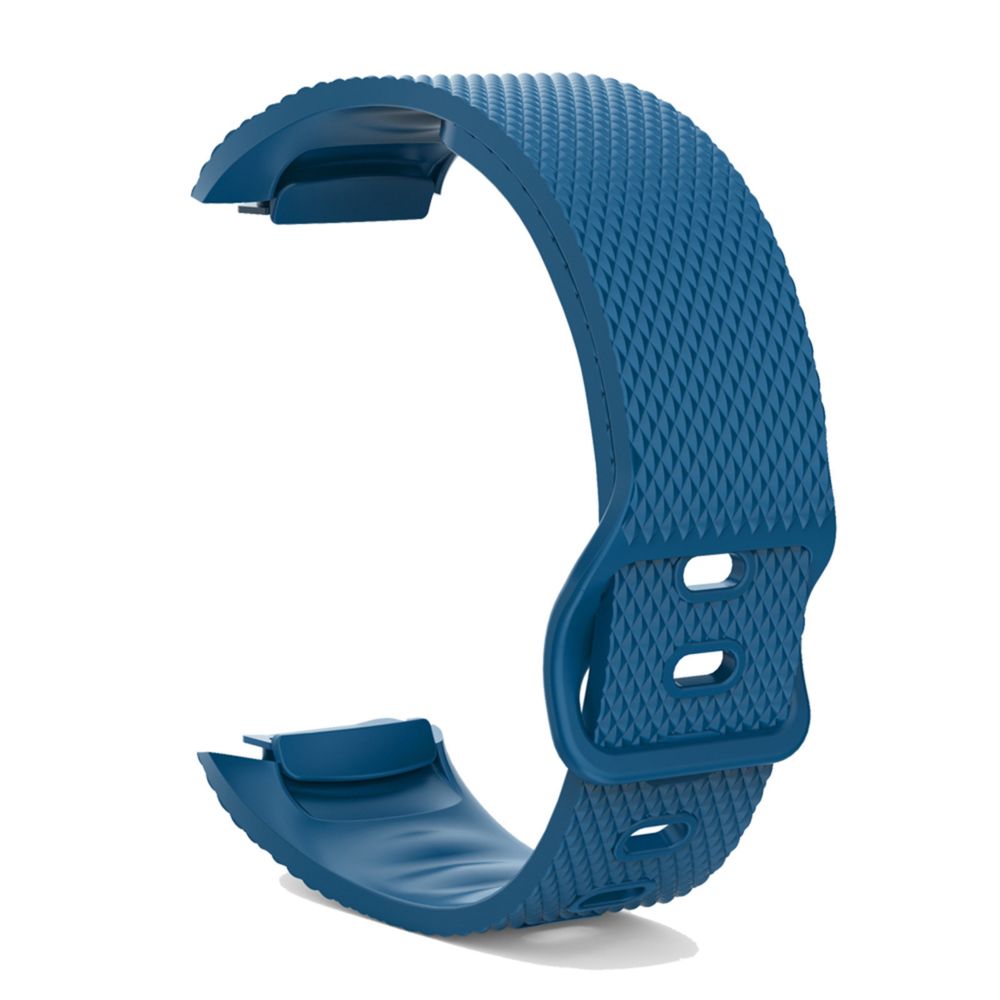 Generic - Remplacement de bracelet de montre en TPU pour Samsung Gear Fit2 SM-R360 Fit2 Pro SM-R365 Bleu - Bracelet connecté