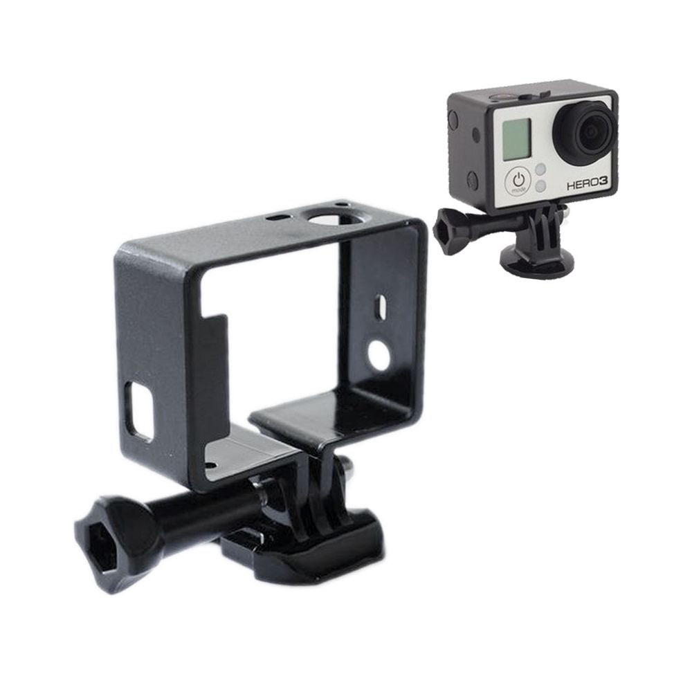 Wewoo - Cadre de protection noir pour caméra GoPro HD HERO4 / 3+ / 3 ST-65 Coque de standard - Caméras Sportives