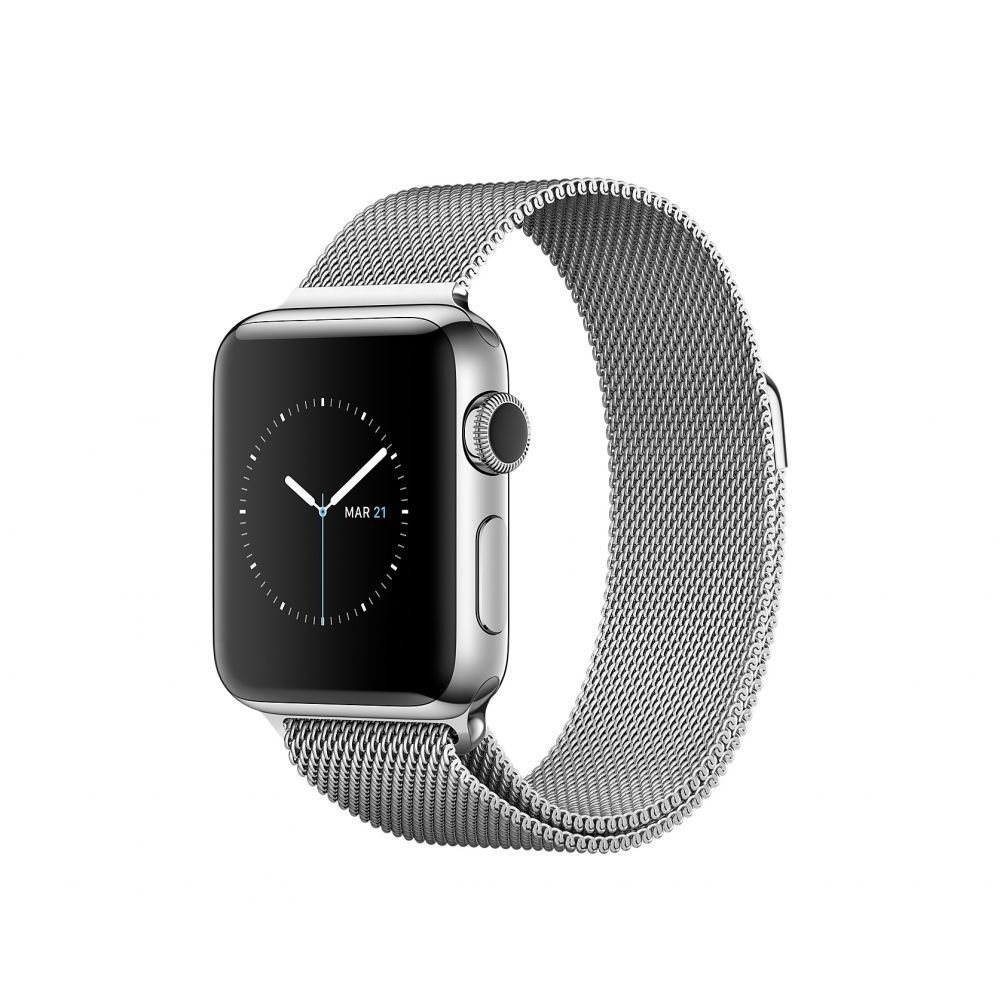 Evetane - Bracelet argent compatible avec Apple Watch 40 mm (Vendu sans la montre) - Accessoires Apple Watch