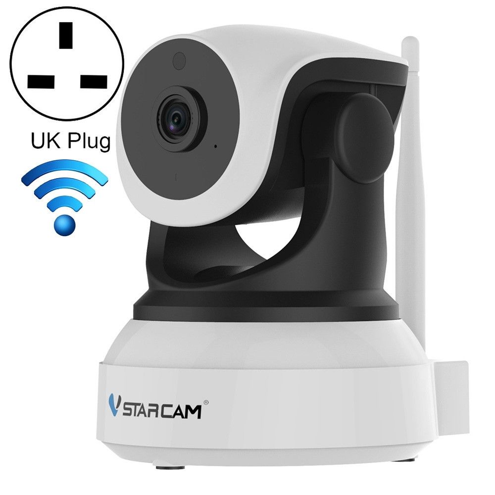 Wewoo - Caméra IP WiFi IP sans fil C24S 1080P HD 2.0 mégapixelsCarte de support TF 128 Go max / Vision nocturne / Détection de mouvementUK Plug - Caméra de surveillance connectée