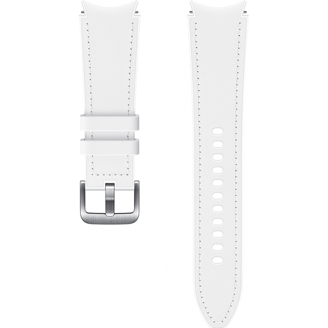 Samsung - Bracelet Hybride en cuir pour G Watch 4 130mm, M/L Blanc Samsung - Accessoires bracelet connecté