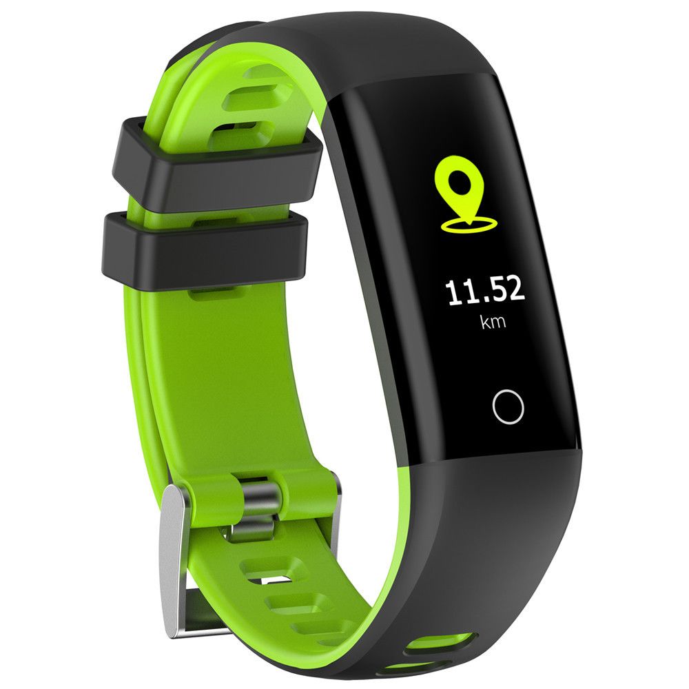 Smartek - Bracelet de sport Bluetooth HRB-400 avec moniteur d'activité, Vert lime - Bracelet connecté