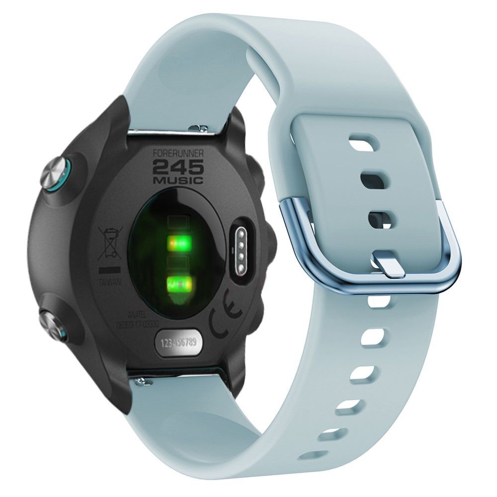 marque generique - Bracelet en silicone bleu clair pour votre Garmin Forerunner 245 - Accessoires bracelet connecté