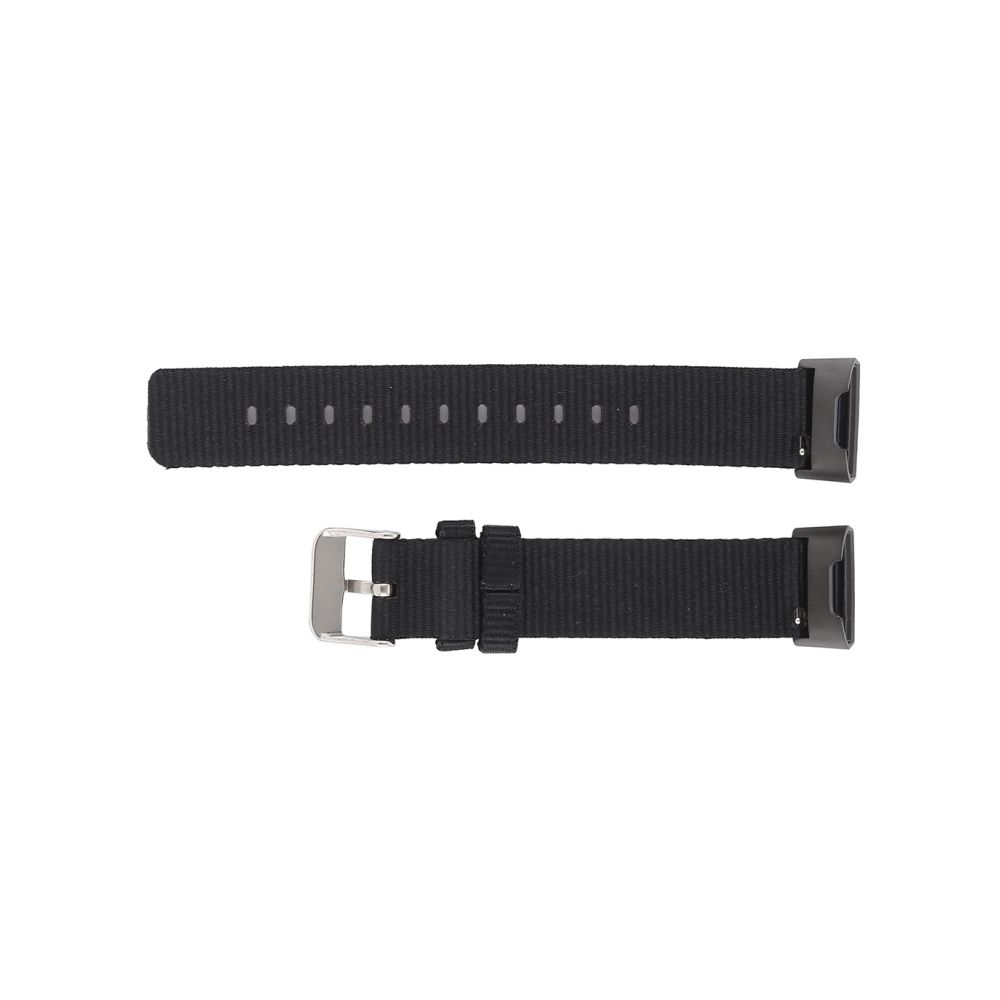 Wewoo - Bracelet pour montre connectée en nylon Fitbit Charge 3 bleu marine - Bracelet connecté