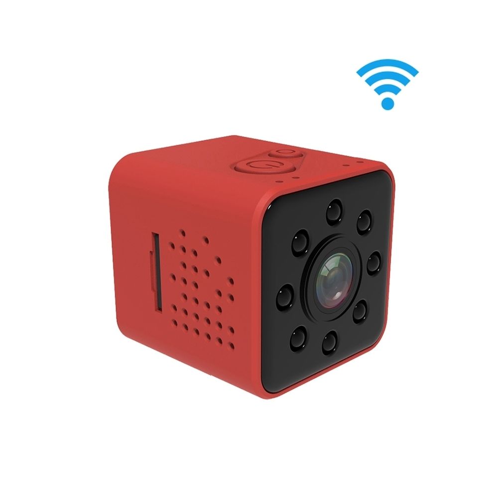 Wewoo - Mini Caméra Ultra-Mini DV poche WiFi 1080P enregistreur vidéo numérique 2.0MP caméscope avec boîtier étanche de 30 m, supporte la vision nocturne IR (rouge) - Caméras Sportives