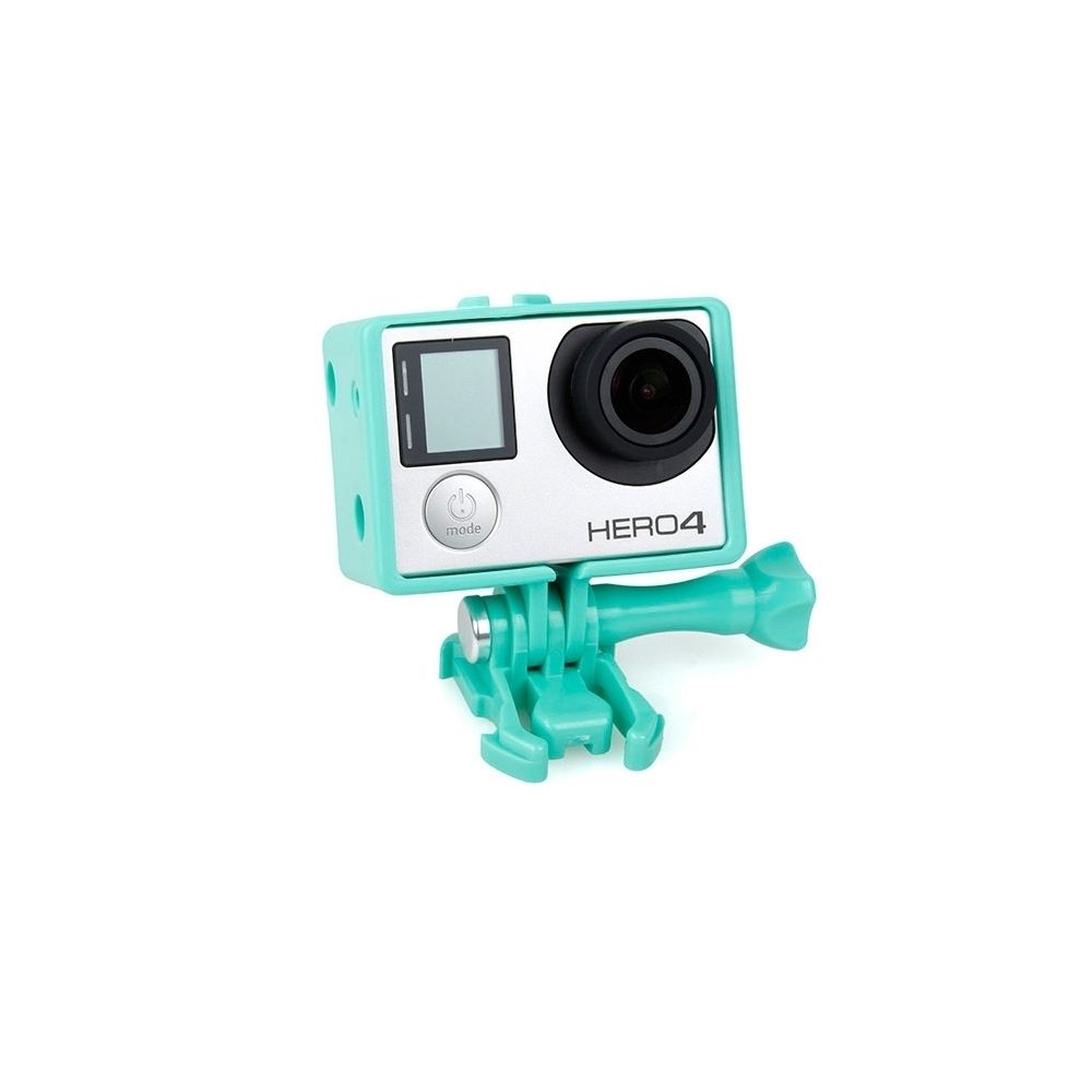 Wewoo - Cadre de protection vert pour GoPro Hero 4 / 3+ / 3 Boîtier BacPac Frame Mount - Caméras Sportives