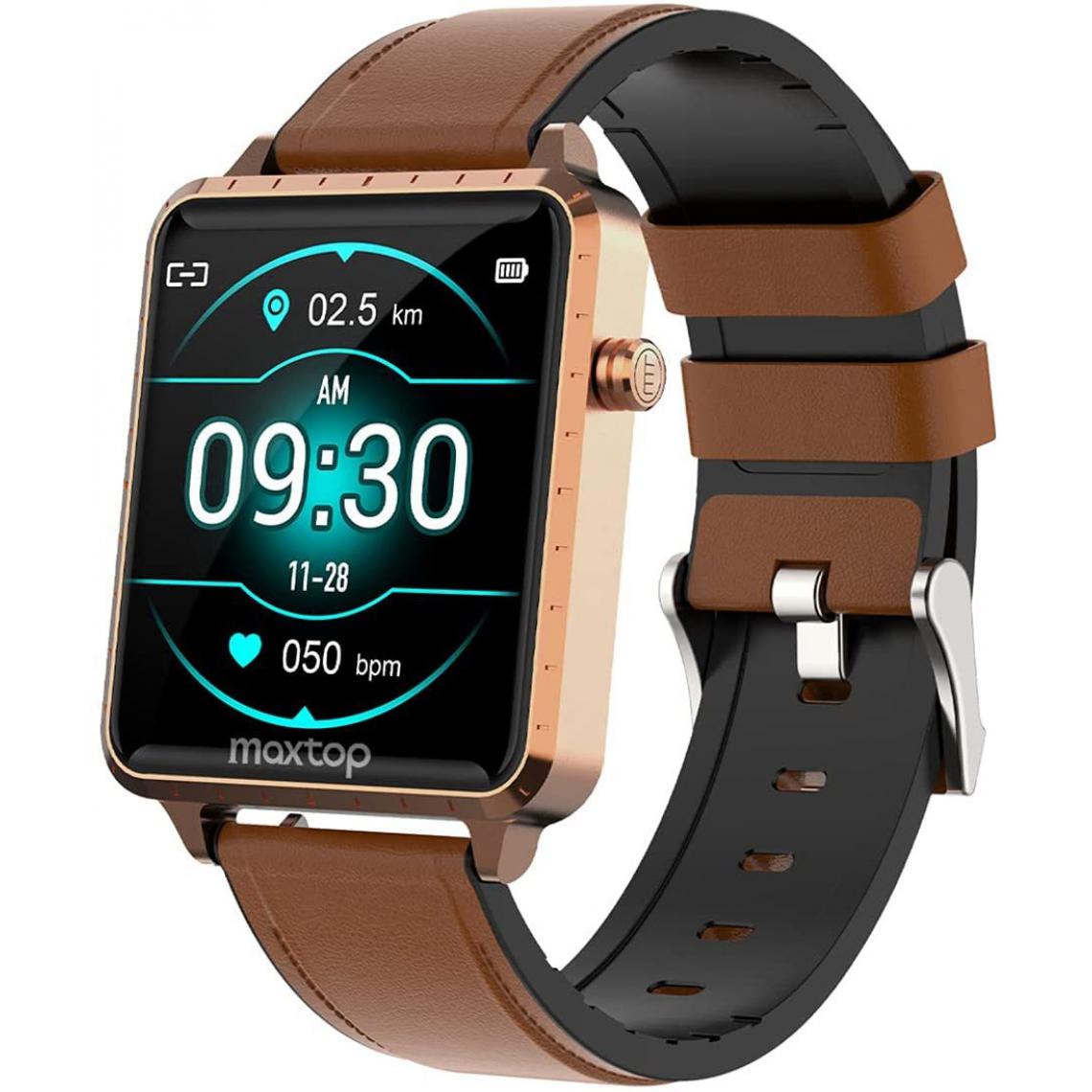 Chrono - Smart Watch für Herren Damen, Fitness Tracker mit Blutdruckmessgerät und Schlaftracking, Pulsuhr mit Musiksteuerung, 1,54" Touchscreen Wasserdicht Kompatibel für Android iOSï¼orï¼ - Montre connectée