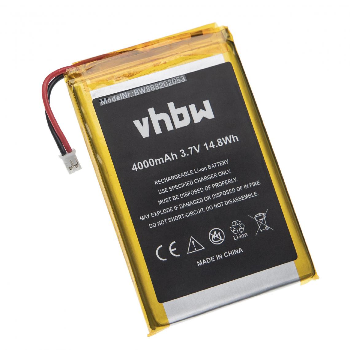 Vhbw - vhbw batterie compatible avec Technaxx TX59, TX-59+ interphone, caméra d'interphone (4000mAh, 3,7V, Li-ion) - Autre appareil de mesure