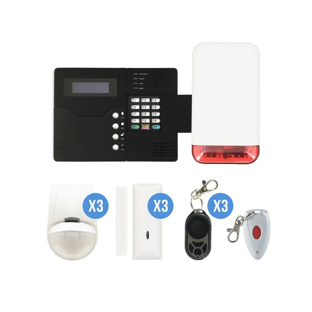 Iprotect - alarme GSM et sirène exterieure Autonome - Alarme connectée