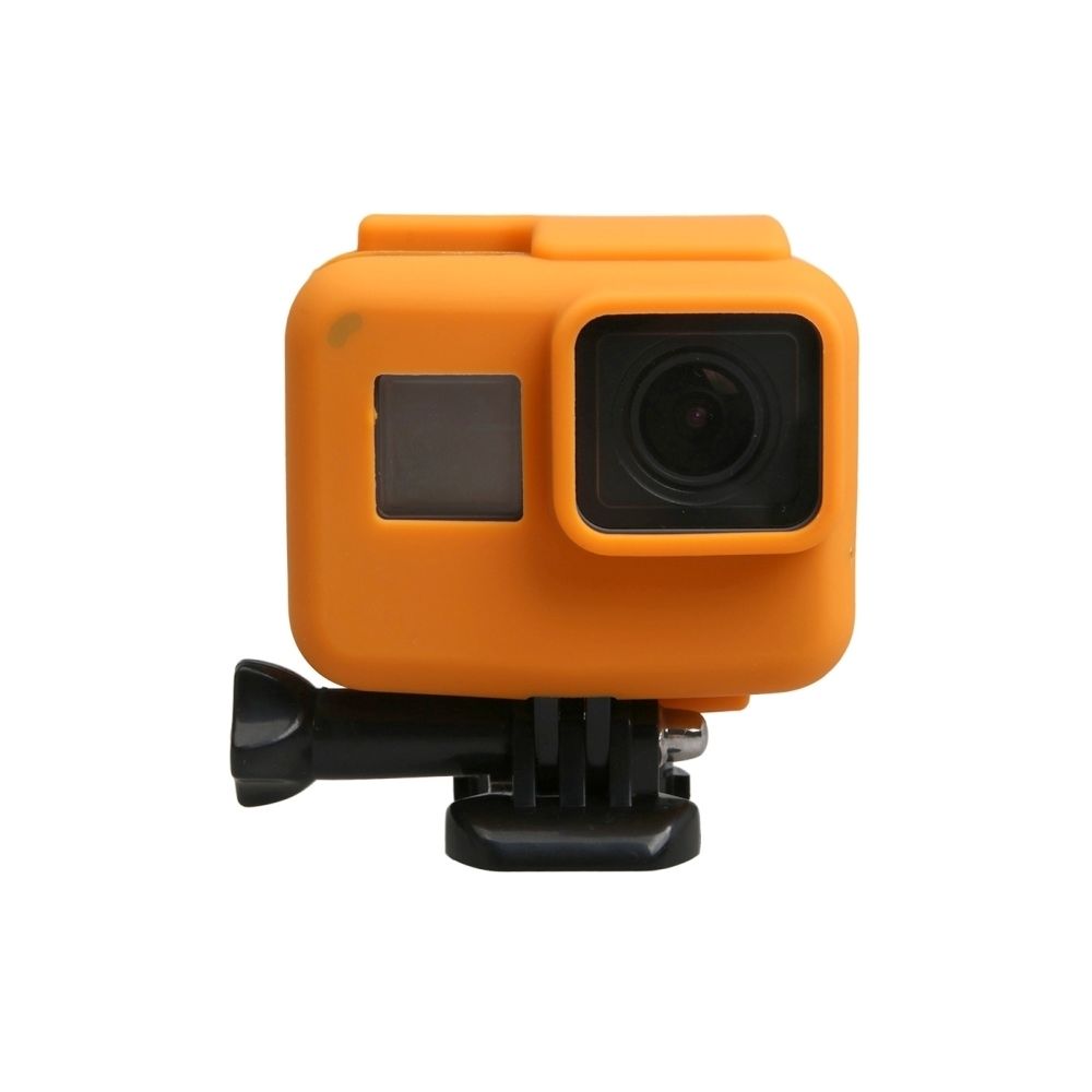 Wewoo - Coque Orange pour GoPro HERO5 Bordure en Silicone Cadre de Monture Boîtier de Protection de - Caméras Sportives