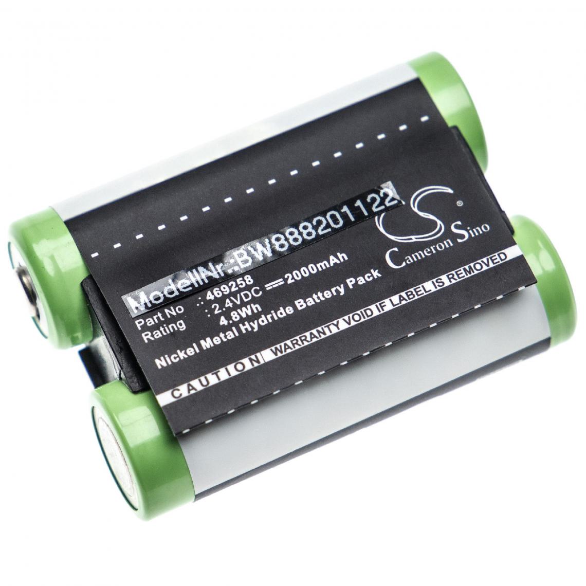 Vhbw - vhbw batterie remplace Optelec 469258, EP-1, LBL-00911A, RFD-01237 pour loupe de lecture (2000mAh, 2.4V, NiMH) - Autre appareil de mesure