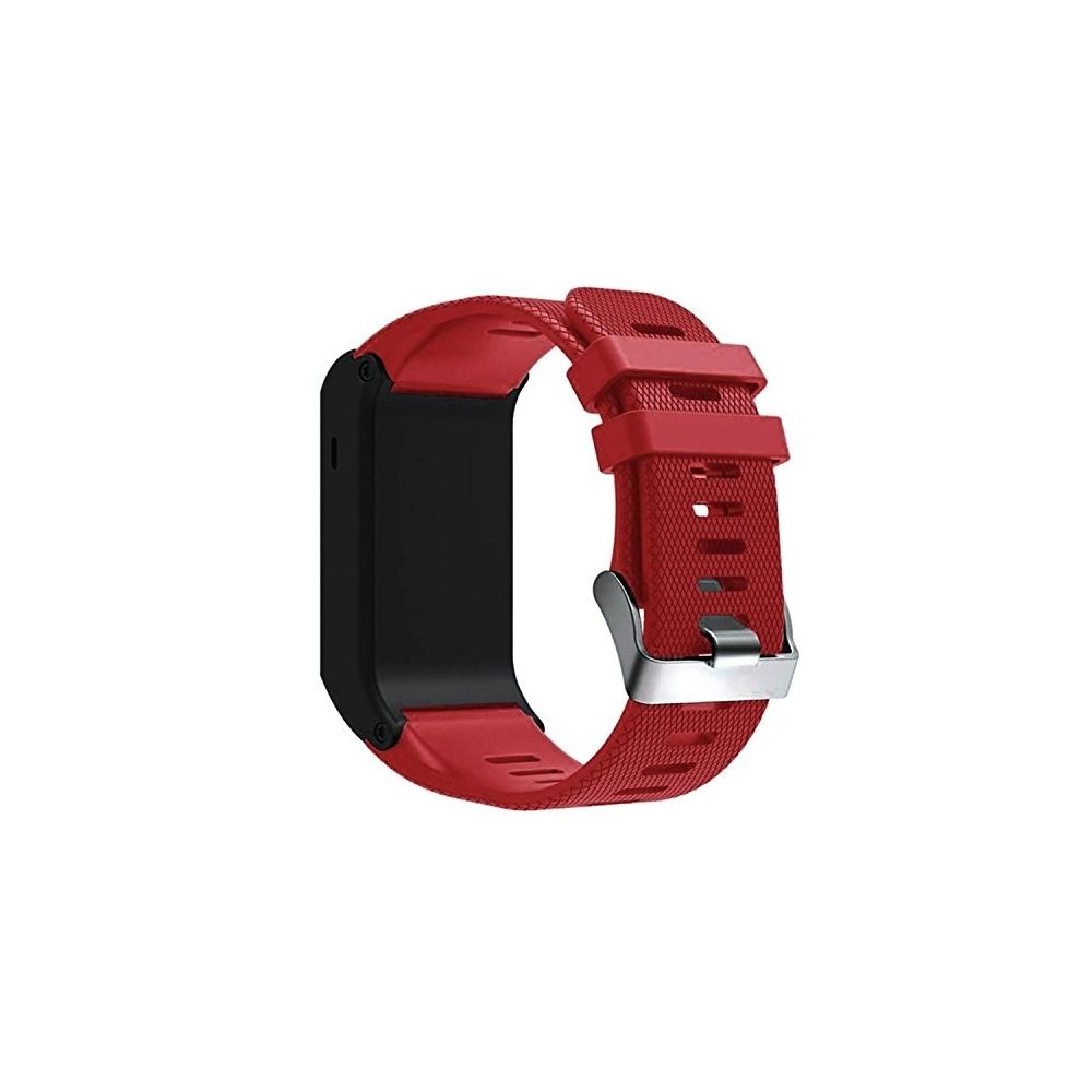 Wewoo - Bracelet pour montre connectée Dragonne Sport en silicone Garmin Vivoactive HR Rouge - Bracelet connecté