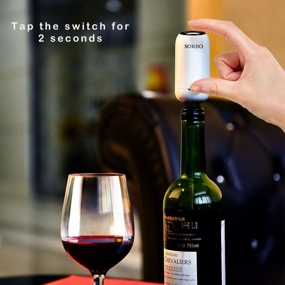 Generic - Sobre rapide de vin automatique portatif de Sorbo pour le restaurant de barre de ménage - blanc - Accessoires de motorisation