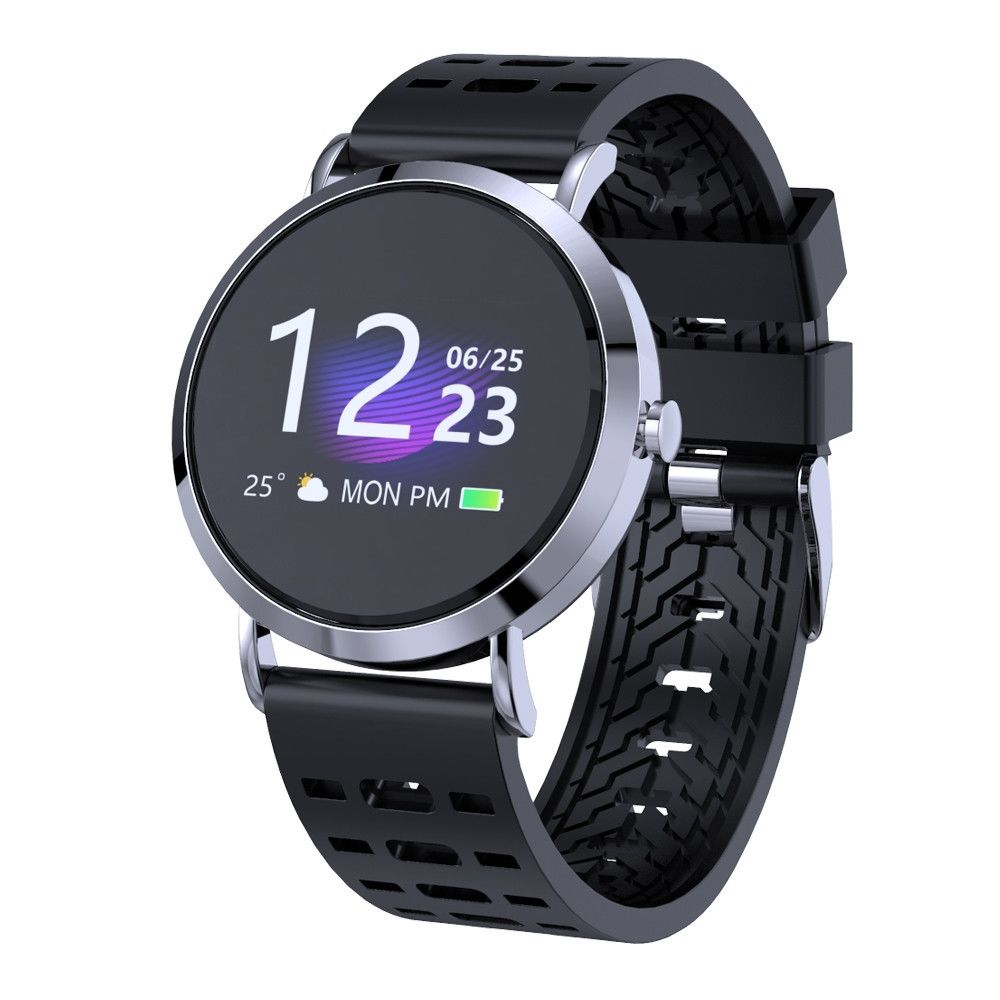 Wewoo - CV08C 1,0 pouces TN écran couleur Smart Bracelet IP67 étanche, bracelet de montre en silicone, rappel d'appel de soutien / surveillance de la fréquence cardiaque / surveillance du sommeil / rappel sédentaire (argent) - Bracelet connecté