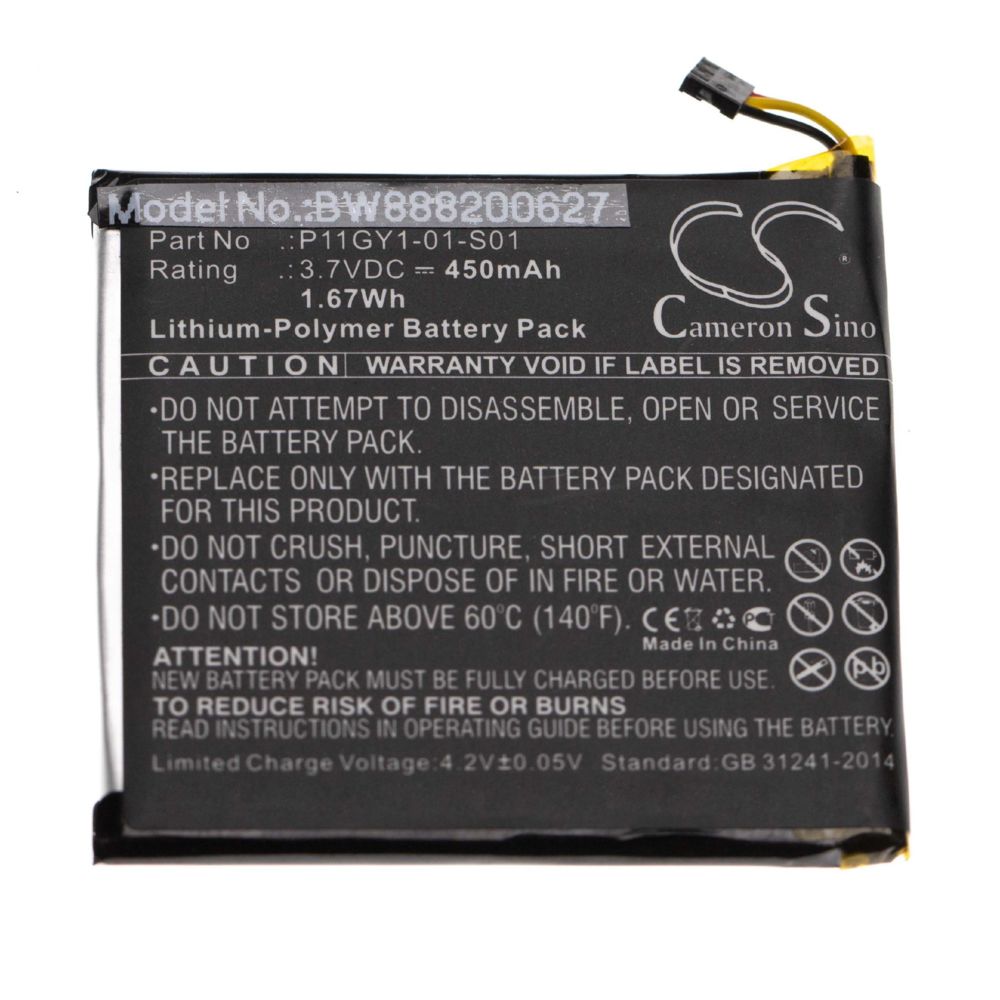 Vhbw - vhbw batterie remplace Nest 3701-0001-01, P11GY1-01-S01 pour thermostat à économie d'énergie (450mAh, 3.7V, Li-Polymère) - Autre appareil de mesure