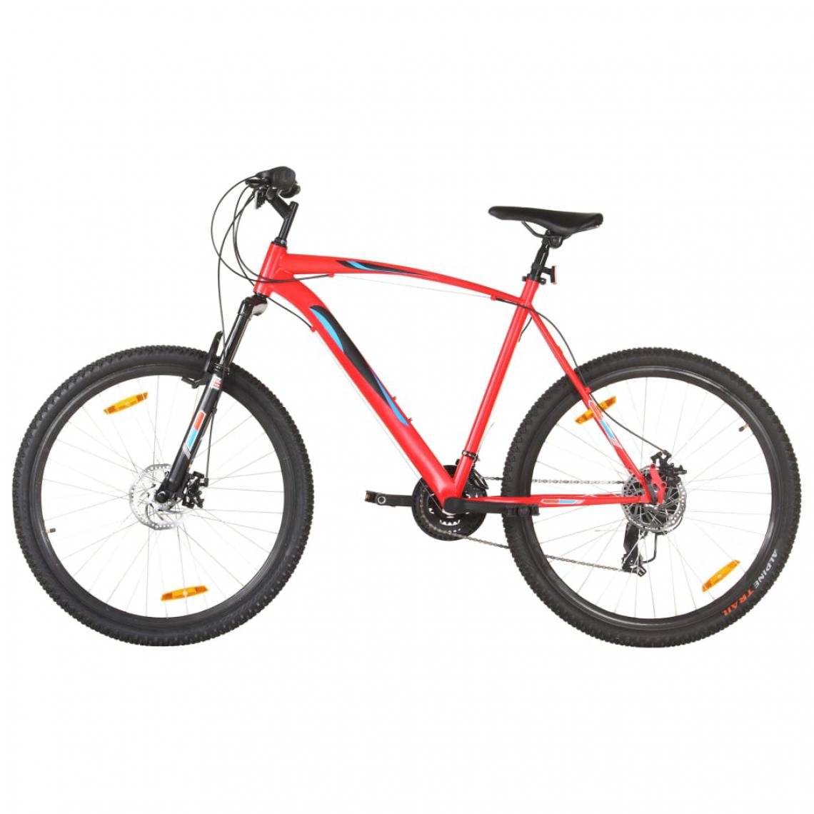Vidaxl - vidaXL Vélo de montagne 21 vitesses Roues 29 pouces Cadre 53 cm Rouge - Vélo électrique