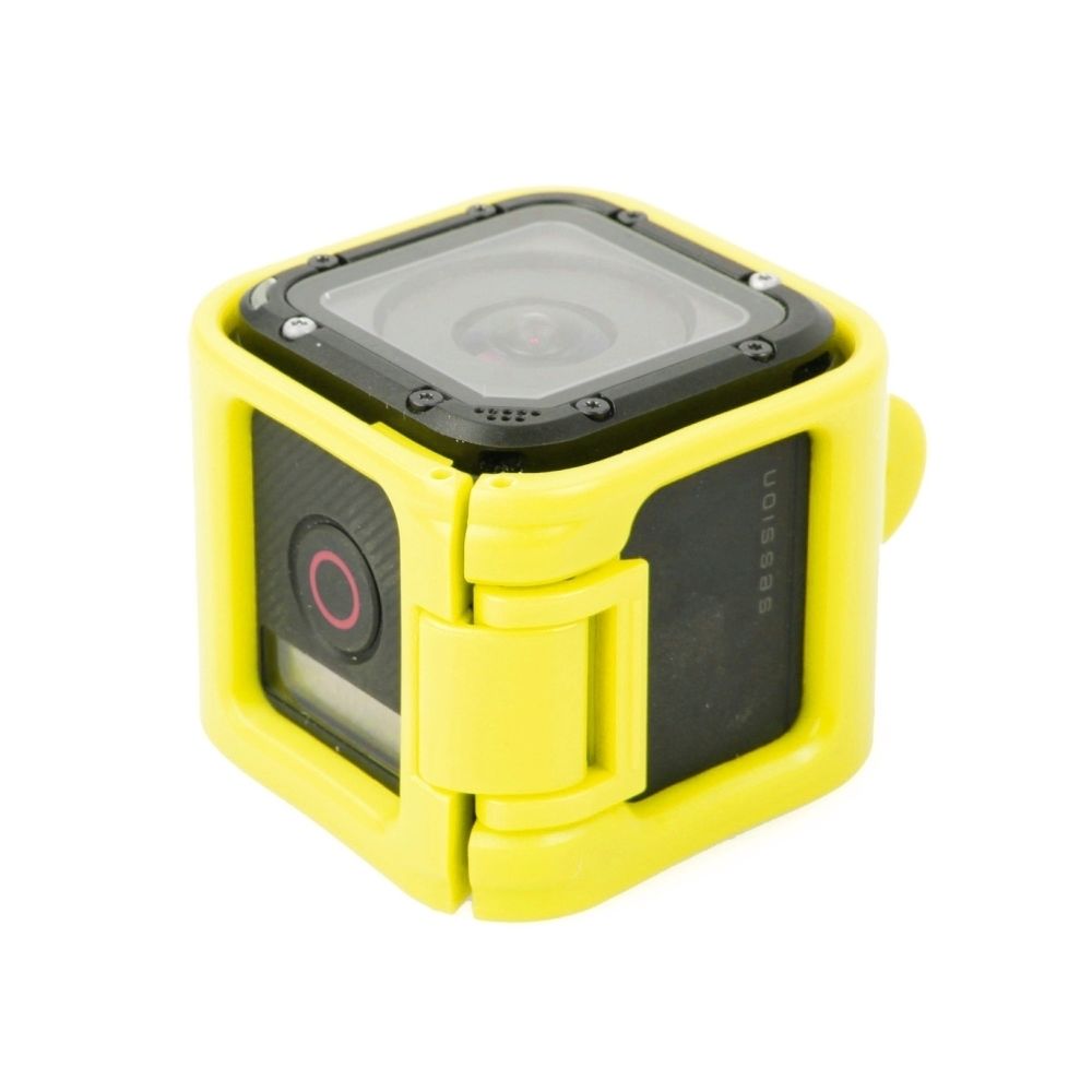Wewoo - Cadre de protection jaune pour session GoPro HERO5 / session HERO4 / session HERO Support de à profil bas - Caméras Sportives