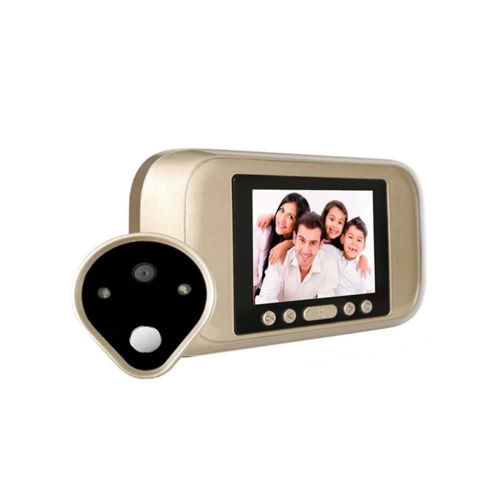 Wewoo - Interphone vidéo Visiophone 3,2 pouces LED Affichage 720P HD Smart Judas Viewer / Sonnette visuelle, carte TF de soutien 32 Go Max - Sonnette et visiophone connecté