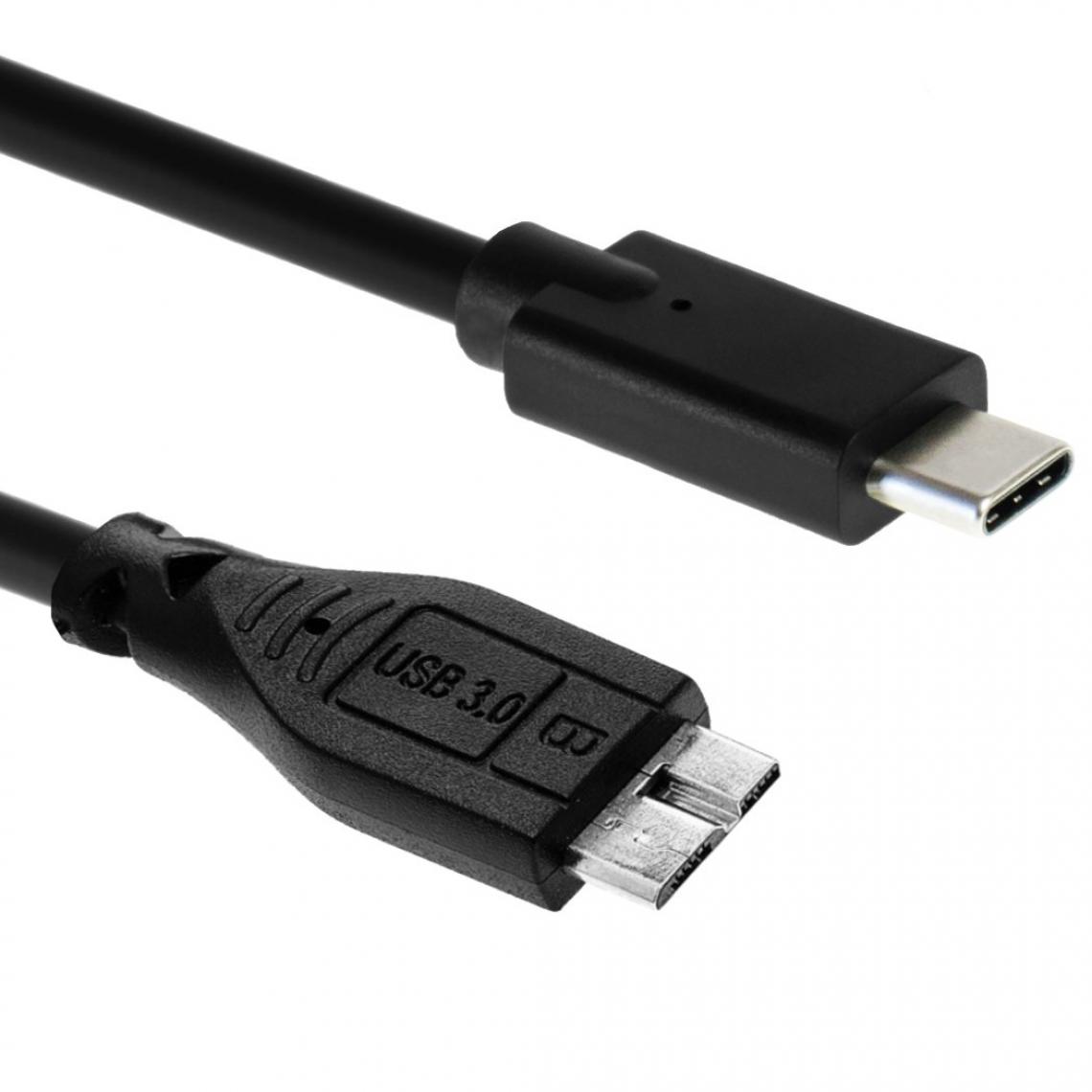 Ineck - INECK - Cable USB 3.0 Type C (USB-C) vers Micro-B pour Macbook Chromebook Pixel - Câble antenne