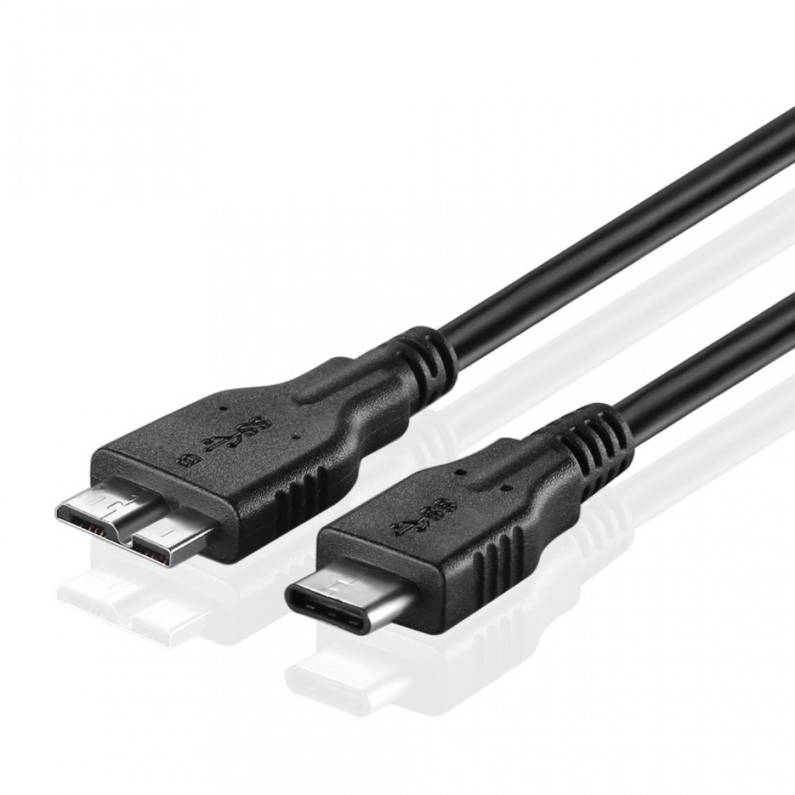 Ineck - INECK - USB 3.1 type C (USB-C) vers Micro B pour Apple MacBook, Chromebook Pixel et bien - Câble antenne