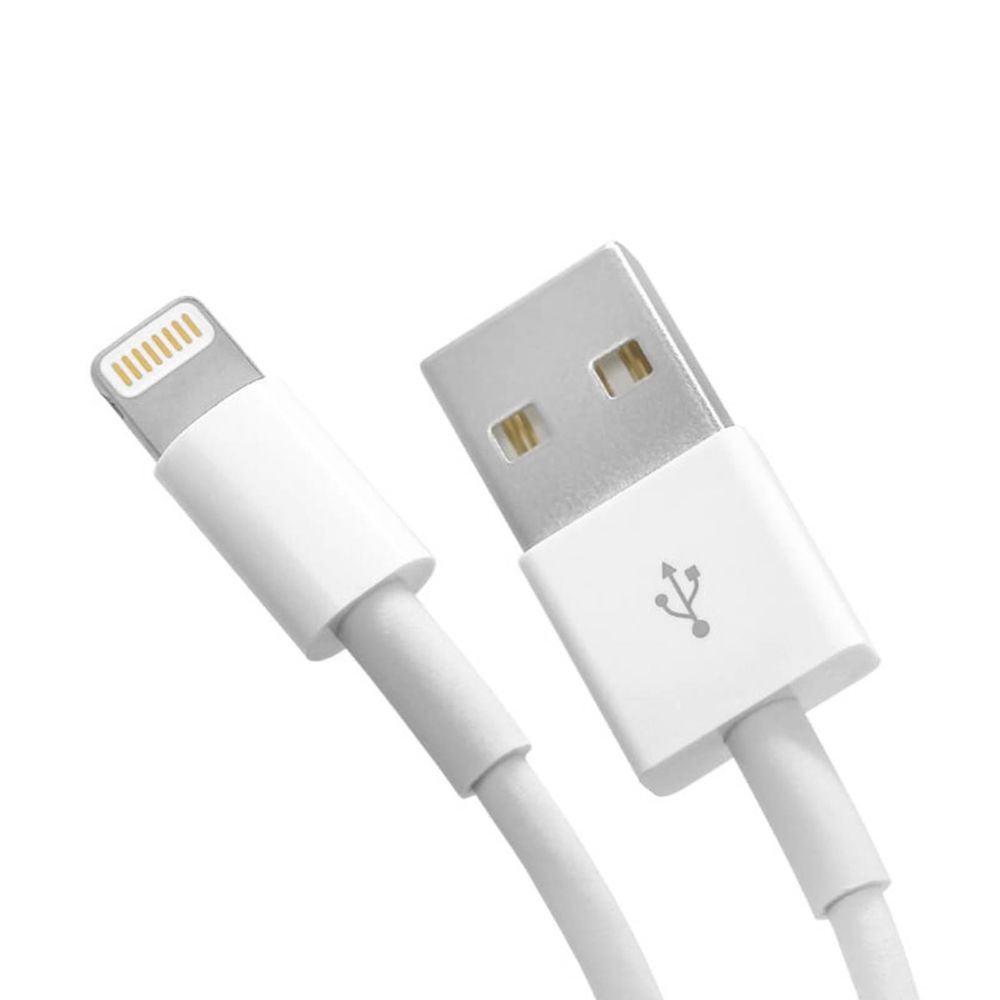 Apple - Câble Compatible iPhone iPad iPod Charge MD818ZM/A Original 1m Blanc - Câble Lightning