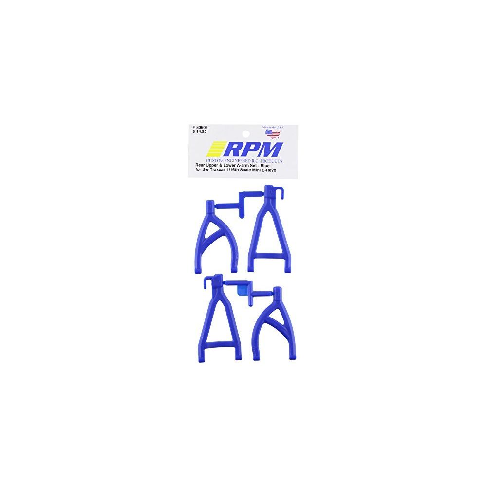Rpm - RPM 80605 Rear Upper/Lower A-Arms Blue 1/16 E-Revo Blue - Accessoires et pièces