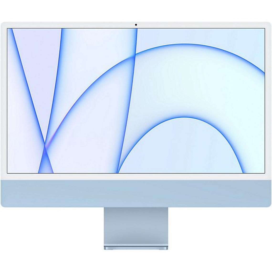 Apple - iMac IMAC24 MGPK3FN 256GB Blue Puce M1 GPU8/CPU8 - PC Fixe