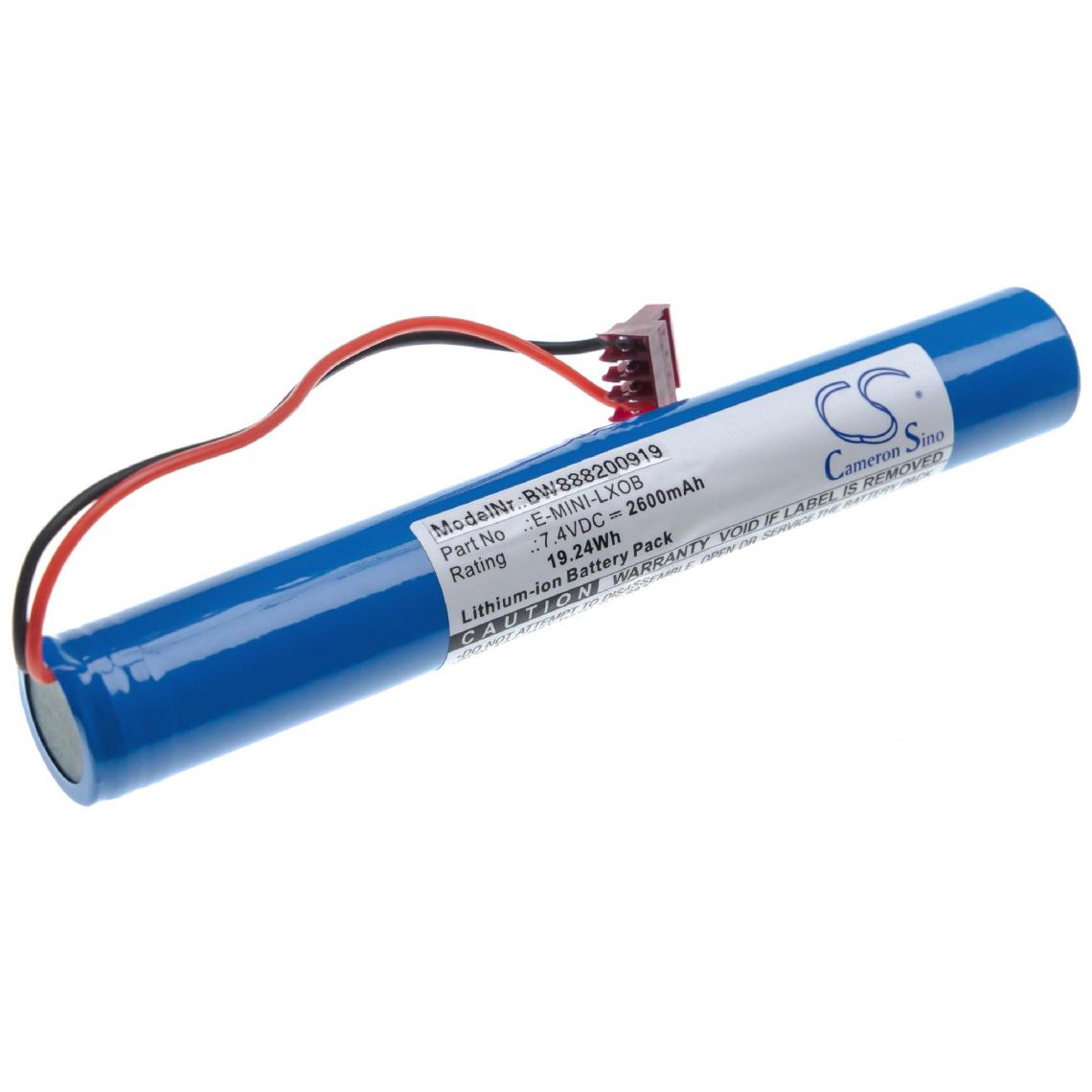 Vhbw - vhbw batterie remplace Environment E-MINI-LXOB pour systèmes de contrôleur (2600mAh, 7.4V, Li-Ion) - Piles rechargeables