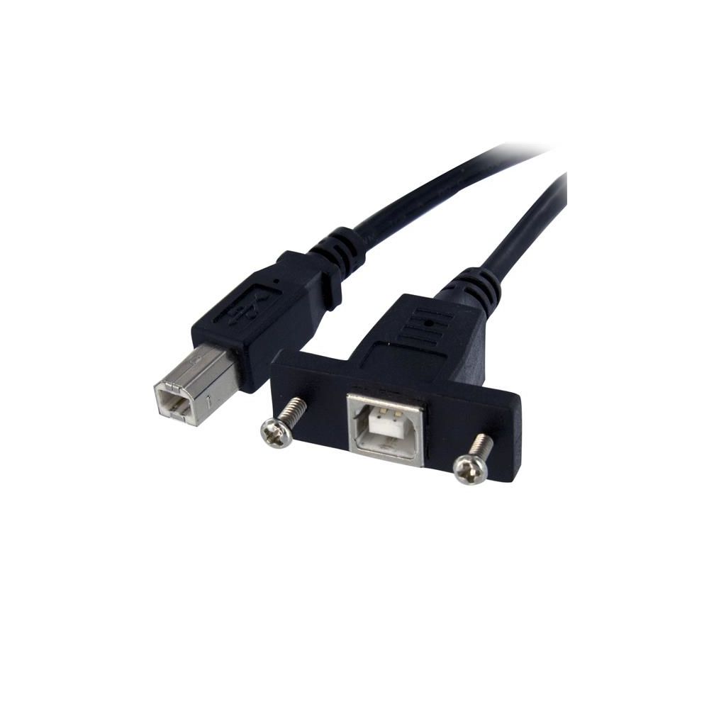 Startech - StarTech.com Câble USB 30 cm monté sur panneau B vers B - F/M - Câble USB