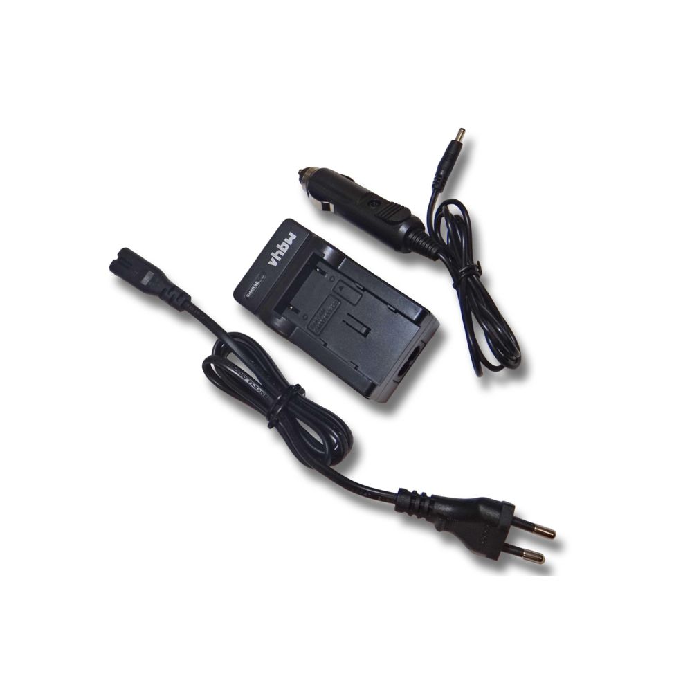 Vhbw - Kit chargeur (chargeur, adaptateur secteur et adaptateur allume-cigare) pour batterie OLYMPUS Li-80B, Li-80 B - Batterie Photo & Video