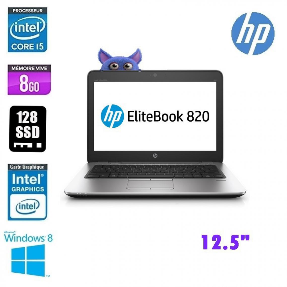 Hp - HP ELITEBOOK 820 G3 CORE I5 6300U 2.4Ghz - PC Portable