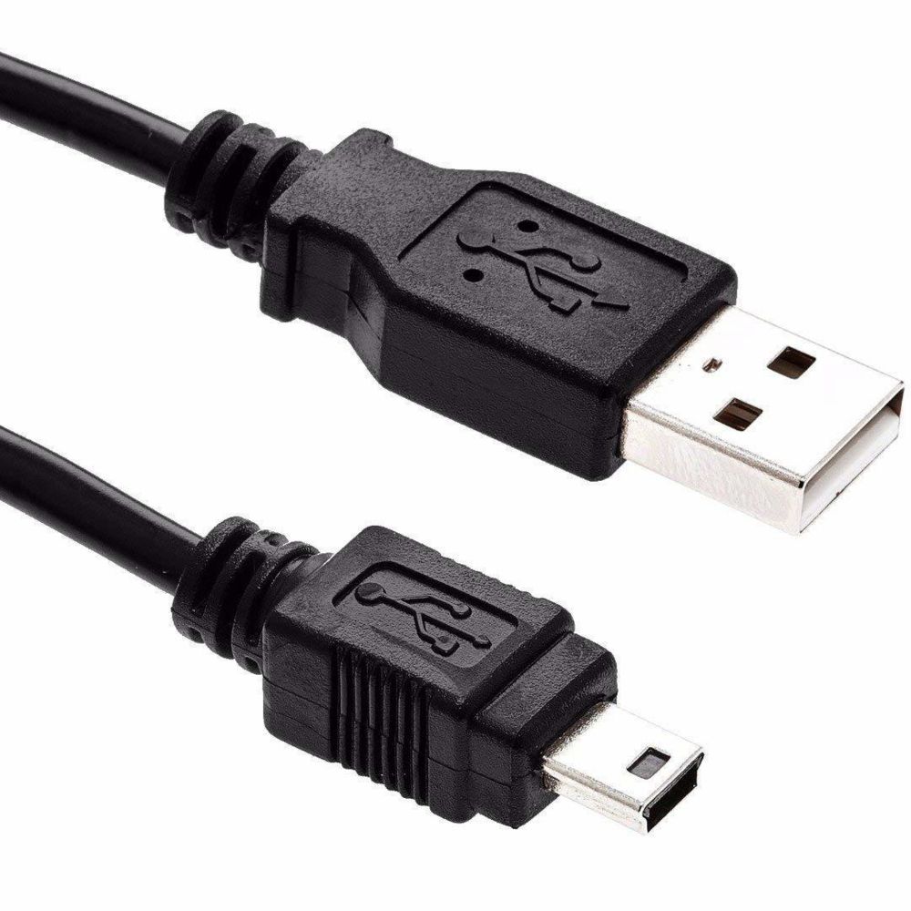 Ineck - INECK® USB 2.0 Hi Speed A Vers mini B 5 Broches câble Alimentation & Données Cordon 2 mètres - Câble USB