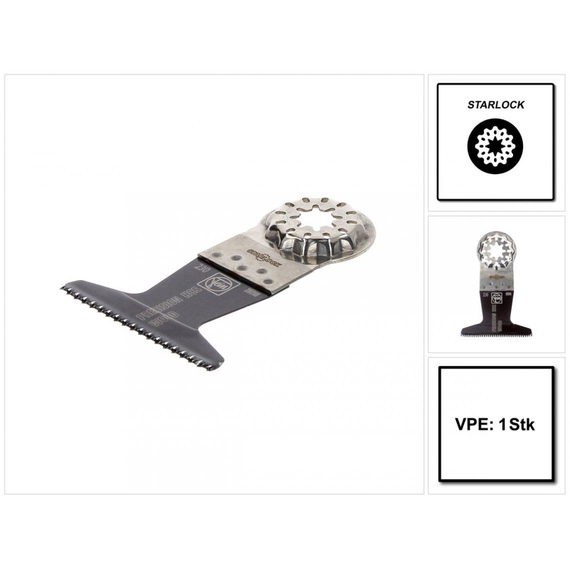 Fein - Fein E-Cut Starlock Plus Lame de scie de précision 50x65 mm - Acier HCS, 1 pc. ( 63502230210 ) - Accessoires sciage, tronçonnage
