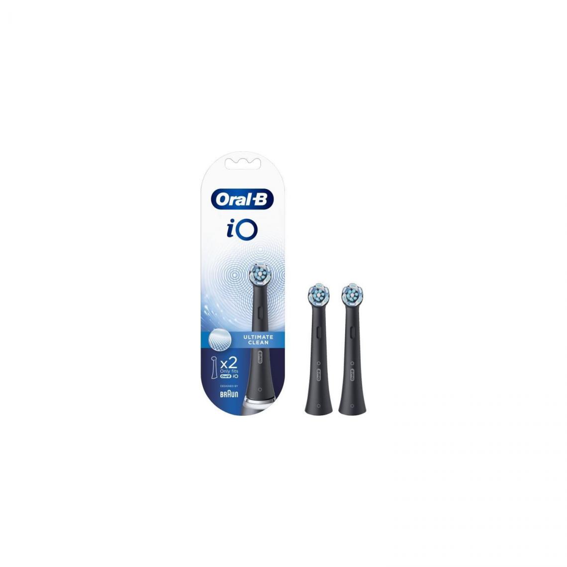 Oral-B - Oral-B iO Ultimate Clean Brossettes Noires, 2 x - Kits interdentaires