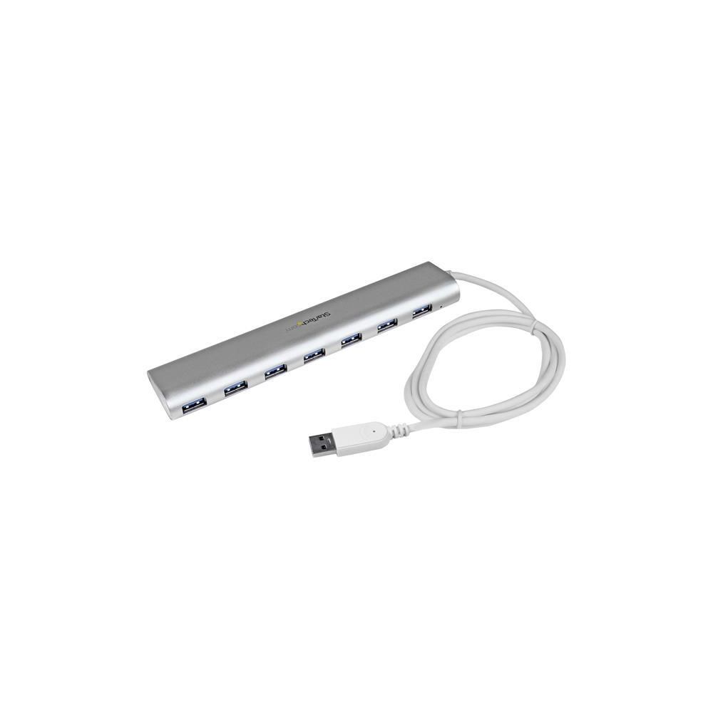 Startech - Hub USB 3.0 compact à 7 ports avec câble intégré - Hub