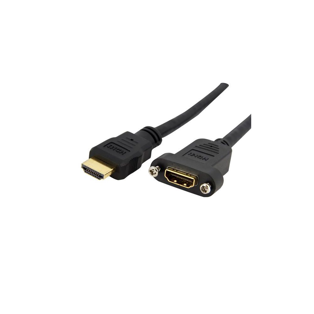 Startech - StarTech.com Câble HDMI standard à montage sur panneau de 91 cm - F/M - Câble HDMI