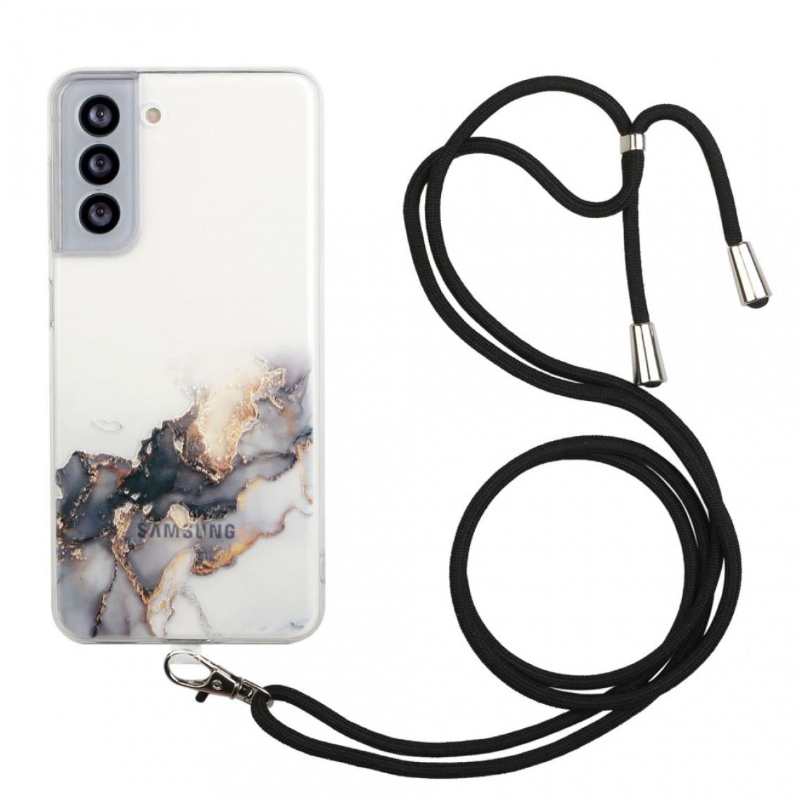 Other - Coque en TPU Conception de modèle de marbre flexible avec cordon réglable style F pour votre Samsung Galaxy S21 5G - Coque, étui smartphone
