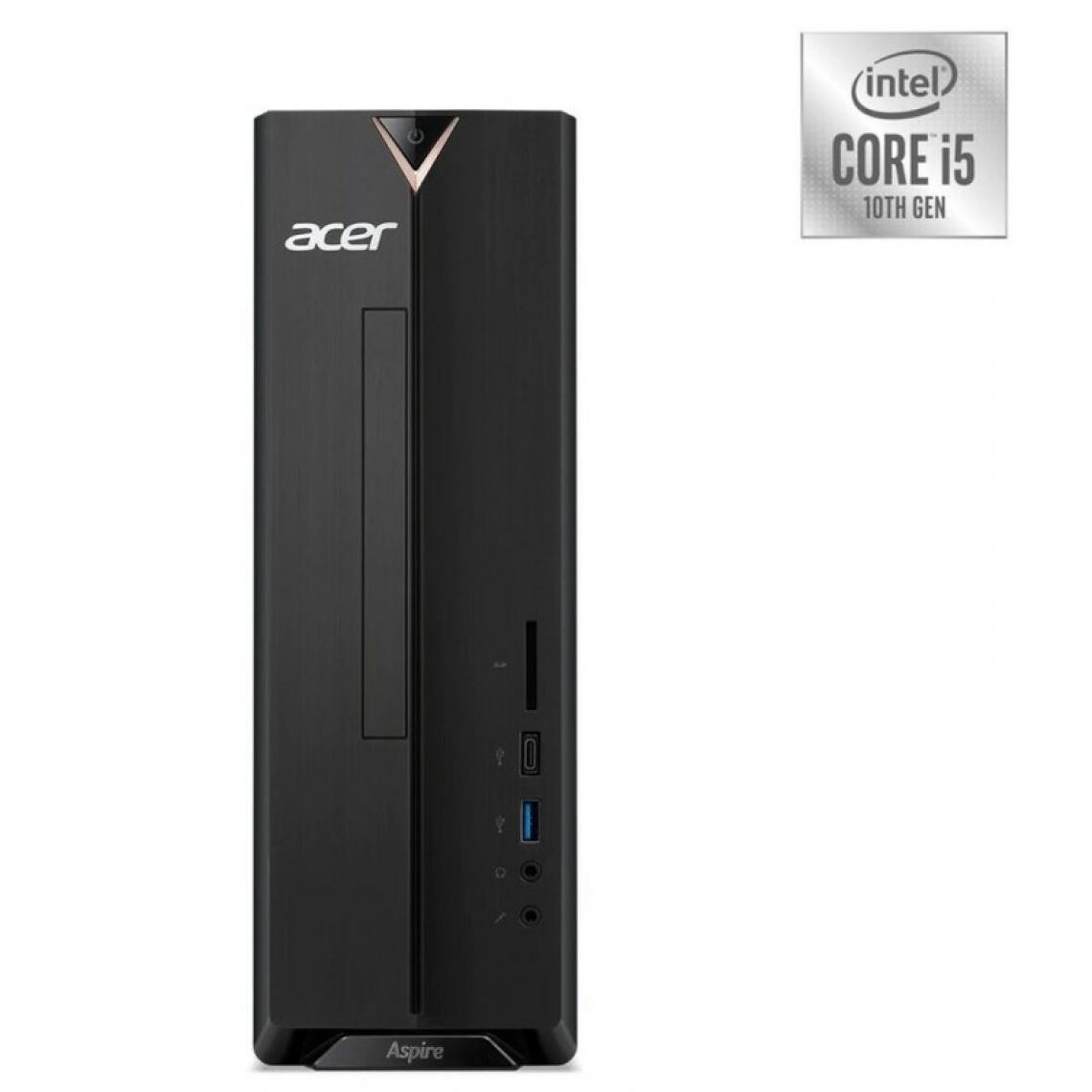 Acer - PC de bureau Acer XC-895 Intel Core i5-10400 12 GB DDR4 512 GB SSD - PC Fixe