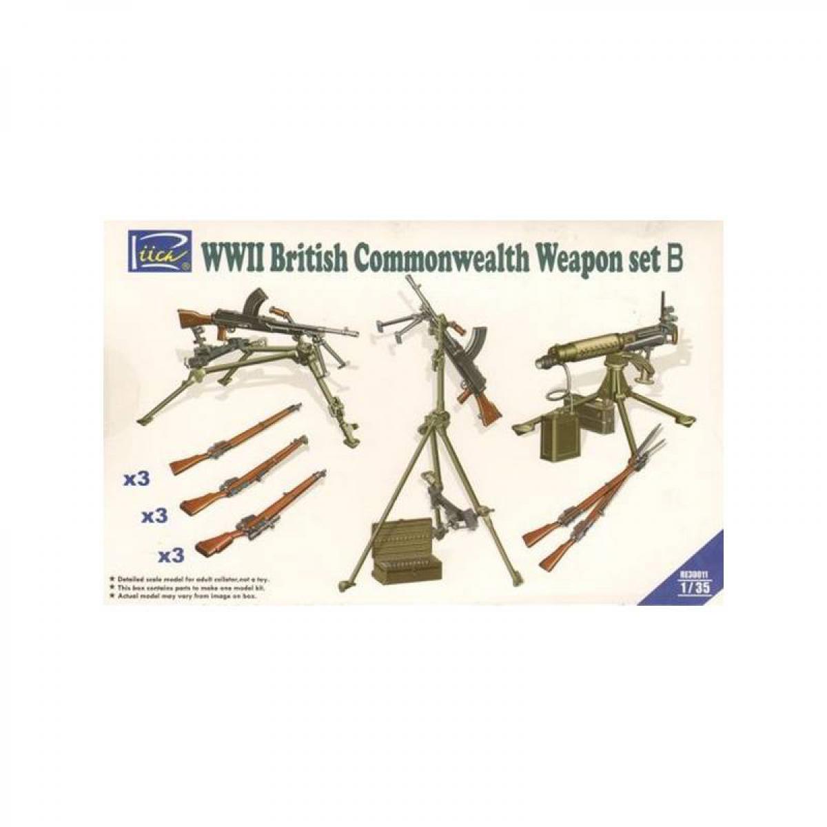 Riich Models - Figurine Mignature Maquette Wwii British Commonwealth Weapon Set B - Figurines militaires