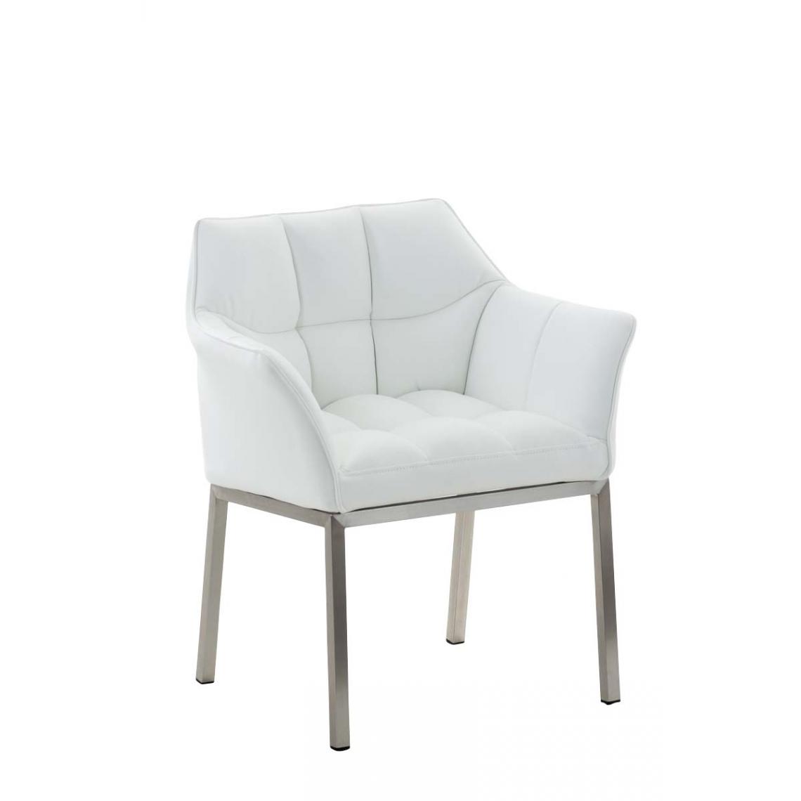 Icaverne - Stylé Chaise de salle à manger reference Suva E couleur blanc - Chaises