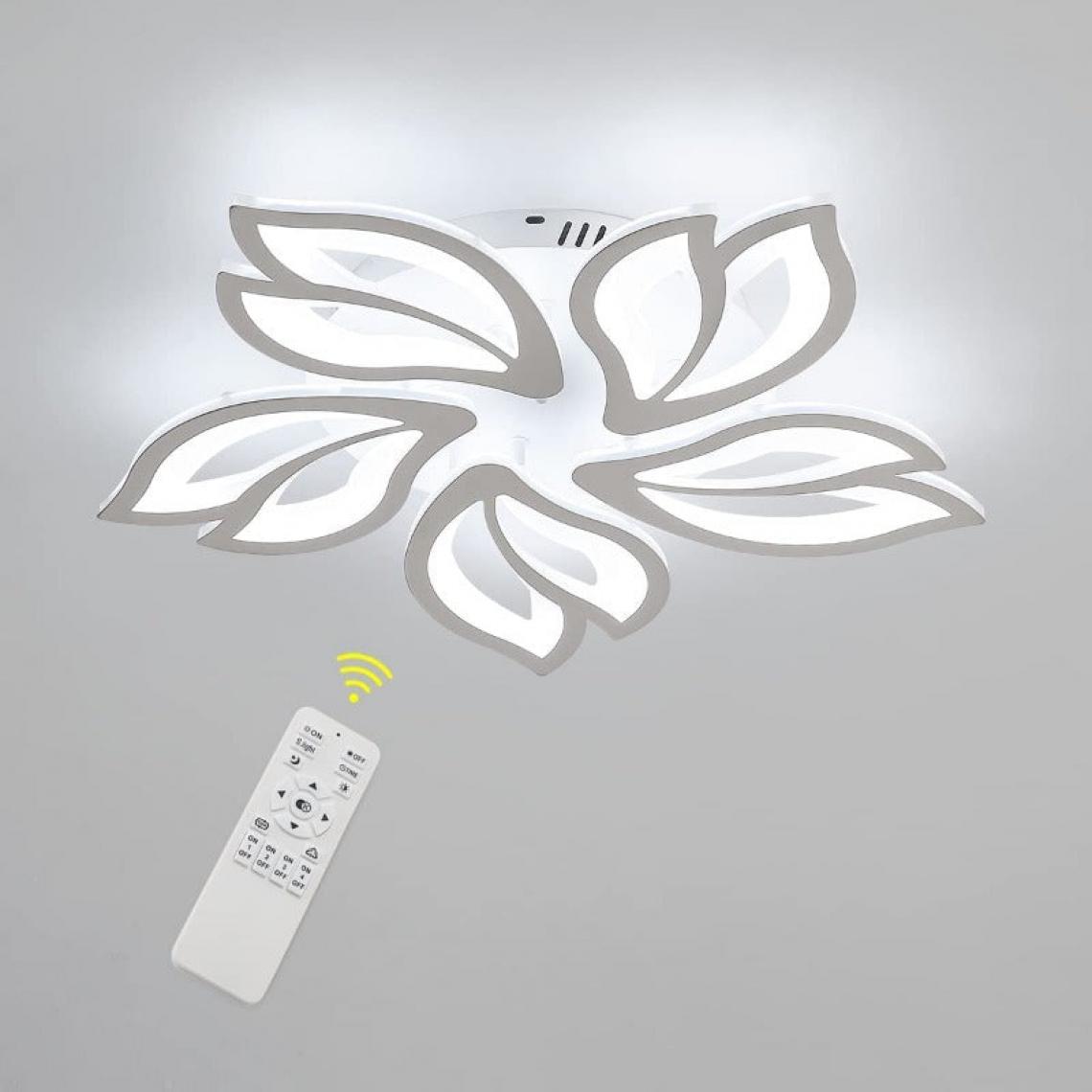 Goeco - Plafonnier LED Dimmable, Creative Fleur de Forme Lampe de Plafond Moderne Lustres LED, Luminaire Plafonnier Design de Pétale pour Salon, Chambre, Couloir, Salle à Manger, Cuisine - Plafonniers