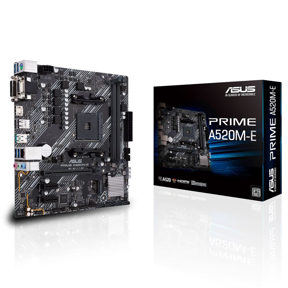 Asus - PRIME A520M-E - Carte mère AMD