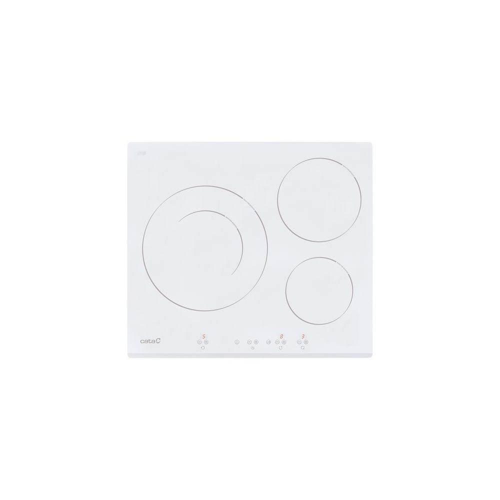 Cata - Plaque à Induction Cata IB6030WH 60 cm (3 zones de cuisson) Blanc - Table de cuisson