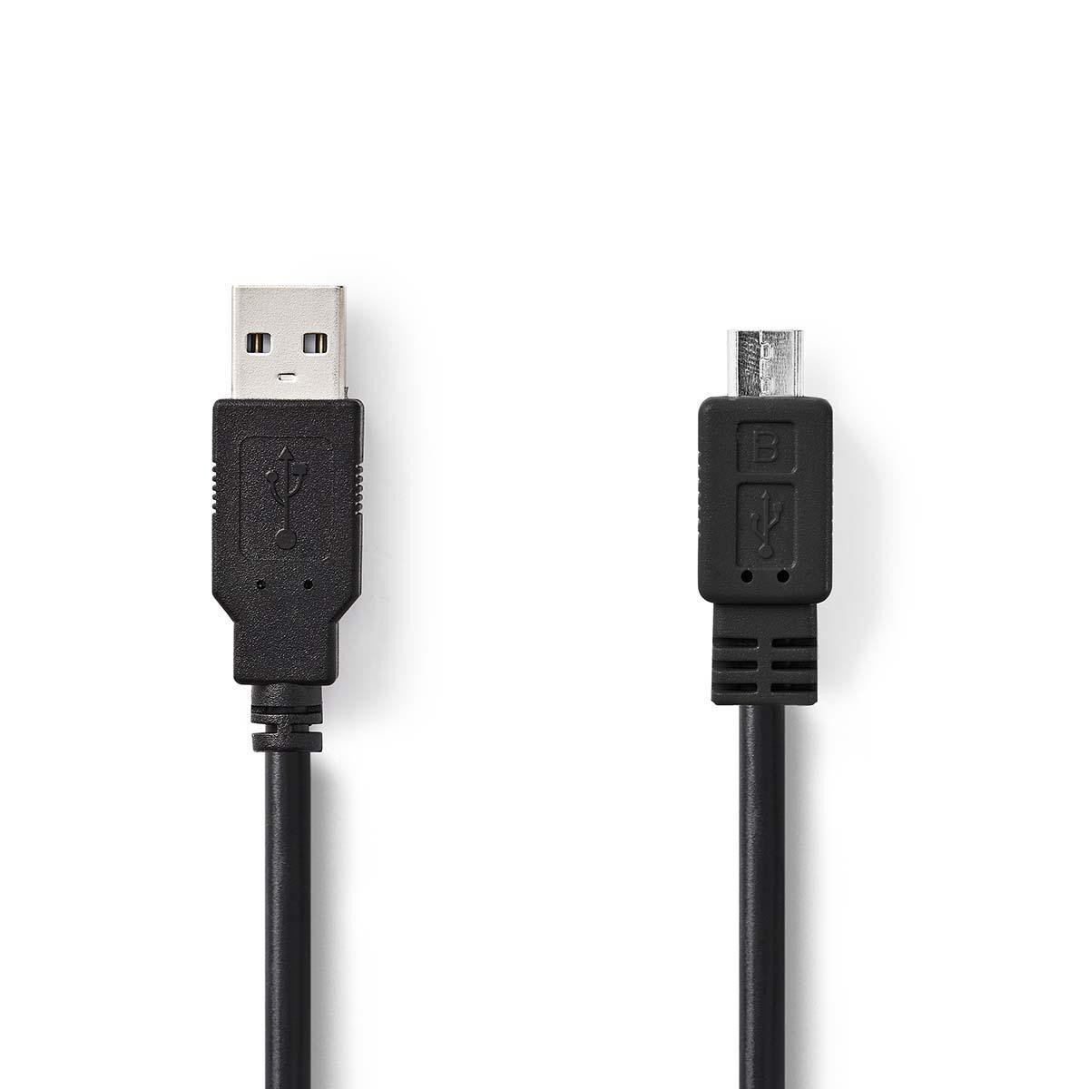 Nedis - Nedis Câble USB 2.0 A Mâle - Micro B Mâle 3,0 m Noir - Câble antenne