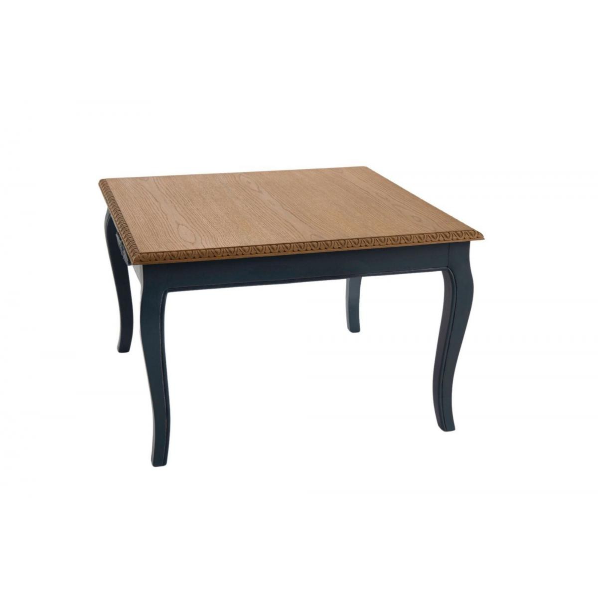 HELLIN - Table basse carrée en bois L70 - LOIRE - Tables à manger