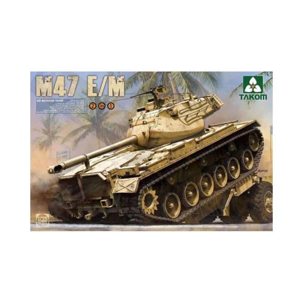 Takom - Maquette char d'assaut : M47 E/M - Chars