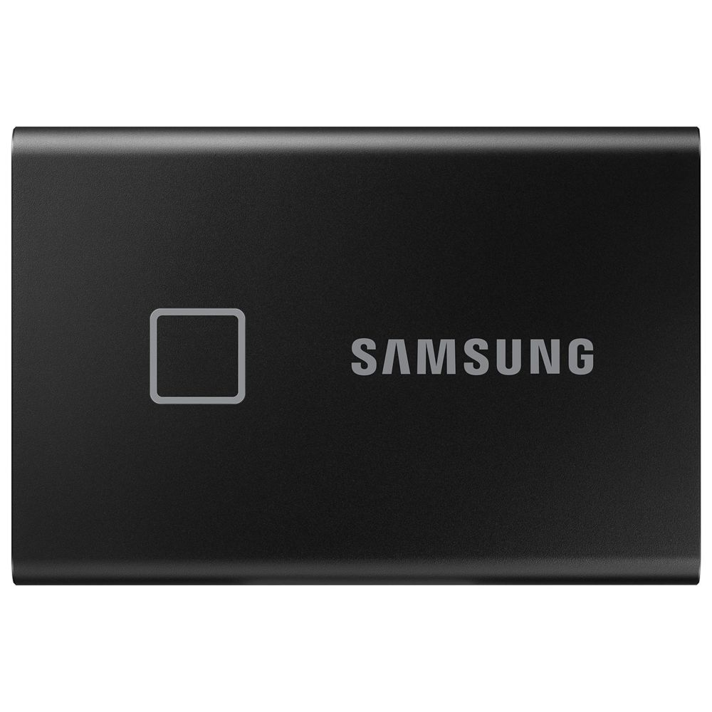 Samsung - T7 TOUCH - 500 Go - USB 3.1 Type A et Type C - Black - SSD Externe